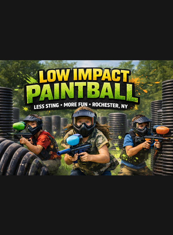 Low Impact Paintball - Less Sting More Fun - Rochester NY