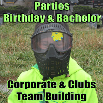 Private paintball parties in Rochester NY